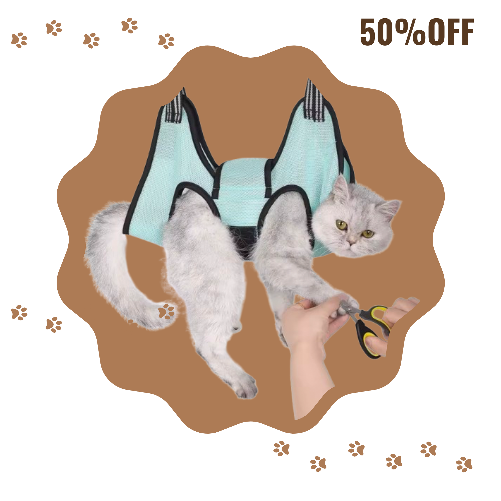 PurrFect Paws: The Ultimate Cat Grooming Hammock