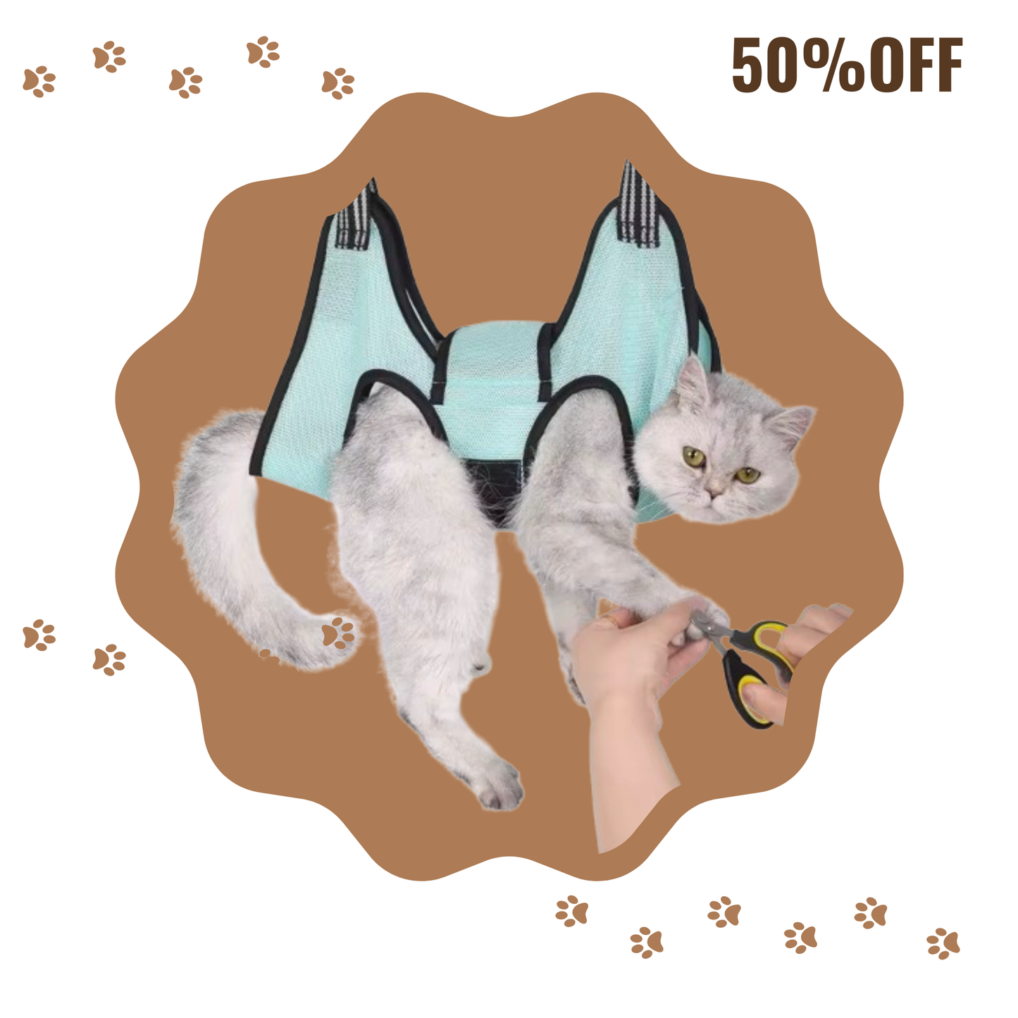 PurrFect Paws: The Ultimate Cat Grooming Hammock