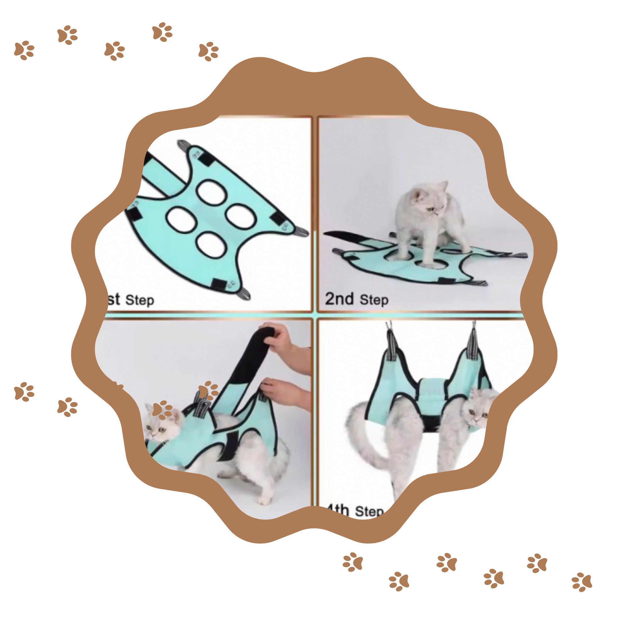 PurrFect Paws: The Ultimate Cat Grooming Hammock