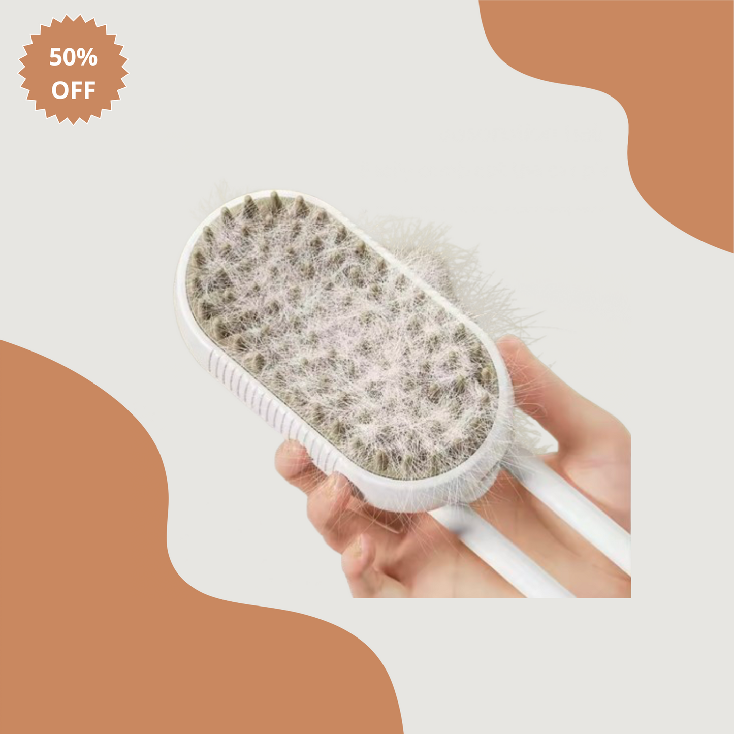 SpaSpray: 2-in-1 Pet Grooming Brush